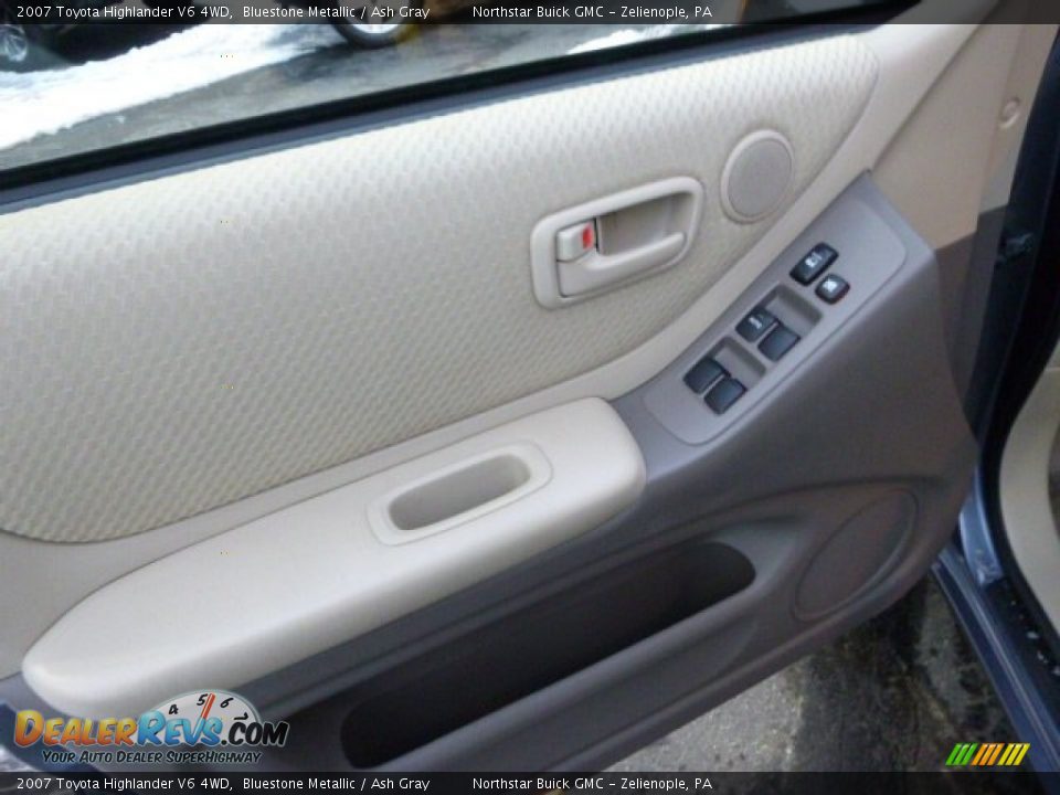 2007 Toyota Highlander V6 4WD Bluestone Metallic / Ash Gray Photo #13
