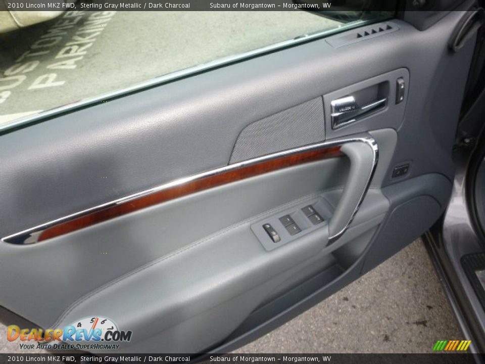 2010 Lincoln MKZ FWD Sterling Gray Metallic / Dark Charcoal Photo #16