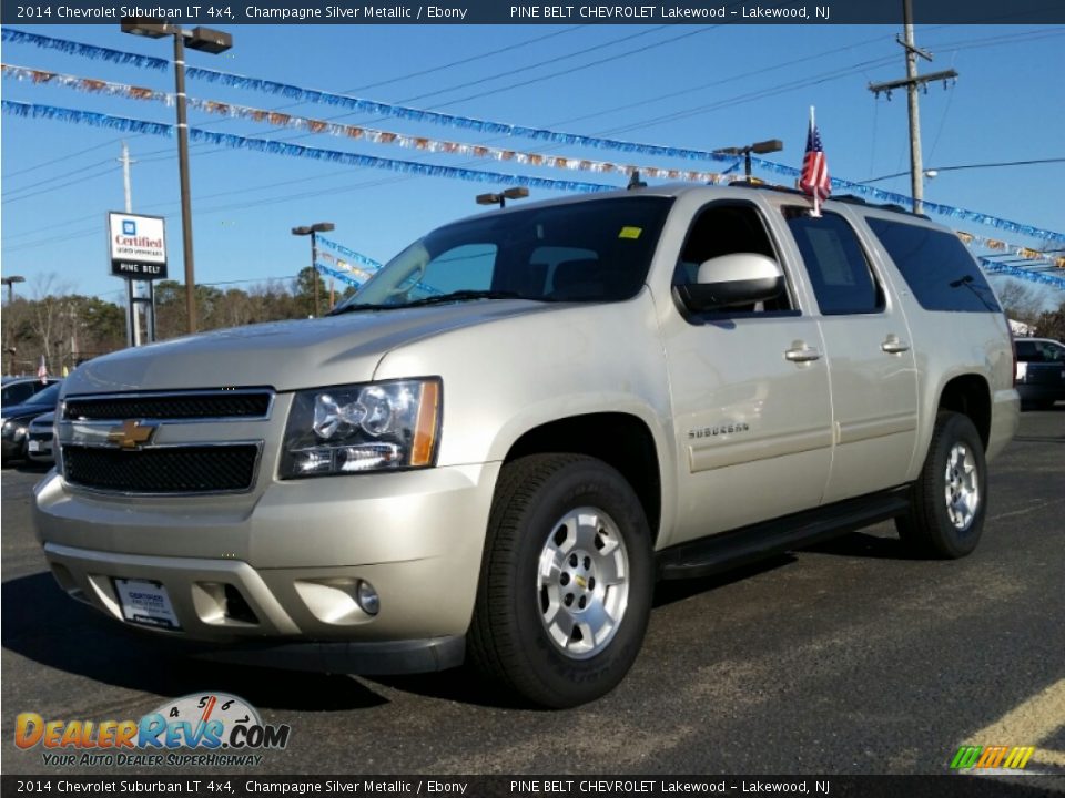 2014 Chevrolet Suburban LT 4x4 Champagne Silver Metallic / Ebony Photo #1