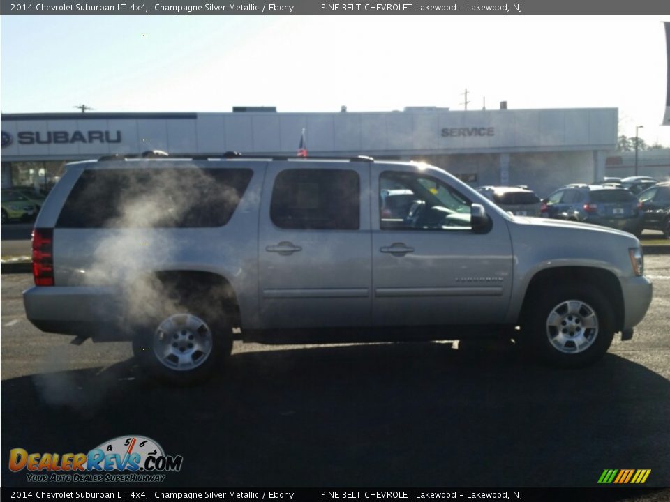 2014 Chevrolet Suburban LT 4x4 Champagne Silver Metallic / Ebony Photo #5