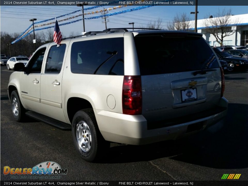 2014 Chevrolet Suburban LT 4x4 Champagne Silver Metallic / Ebony Photo #11