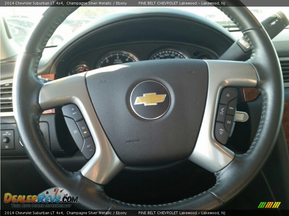2014 Chevrolet Suburban LT 4x4 Champagne Silver Metallic / Ebony Photo #16