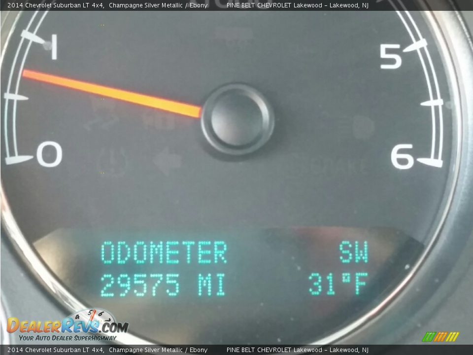 2014 Chevrolet Suburban LT 4x4 Champagne Silver Metallic / Ebony Photo #20