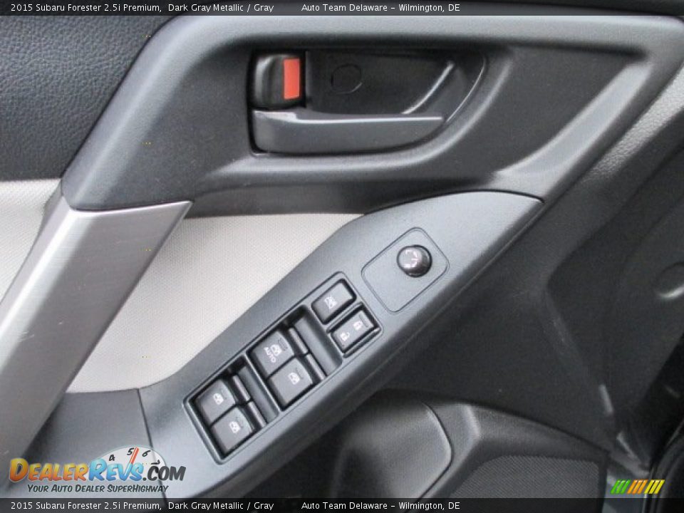 2015 Subaru Forester 2.5i Premium Dark Gray Metallic / Gray Photo #32
