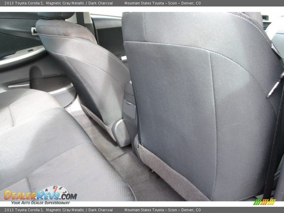 2013 Toyota Corolla S Magnetic Gray Metallic / Dark Charcoal Photo #18