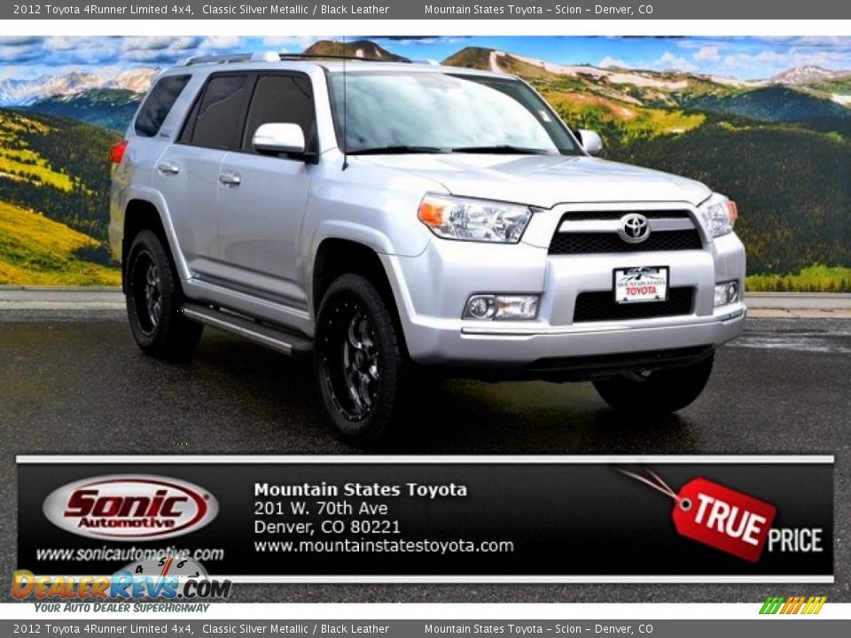 2012 Toyota 4Runner Limited 4x4 Classic Silver Metallic / Black Leather Photo #1