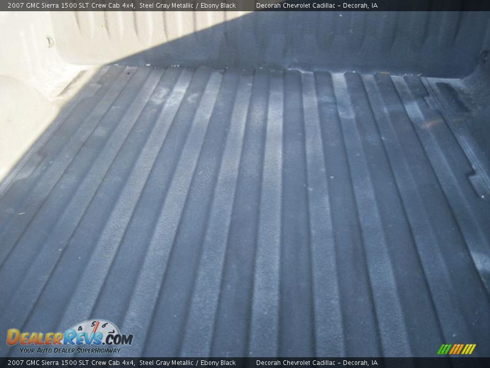 2007 GMC Sierra 1500 SLT Crew Cab 4x4 Steel Gray Metallic / Ebony Black Photo #5