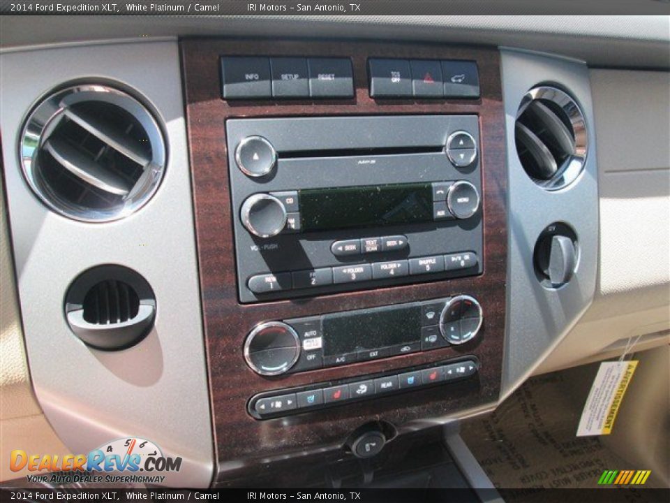 2014 Ford Expedition XLT White Platinum / Camel Photo #9