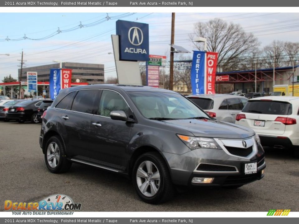 2011 Acura MDX Technology Polished Metal Metallic / Taupe Photo #1