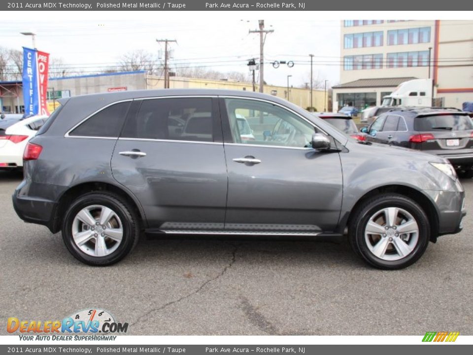 2011 Acura MDX Technology Polished Metal Metallic / Taupe Photo #2