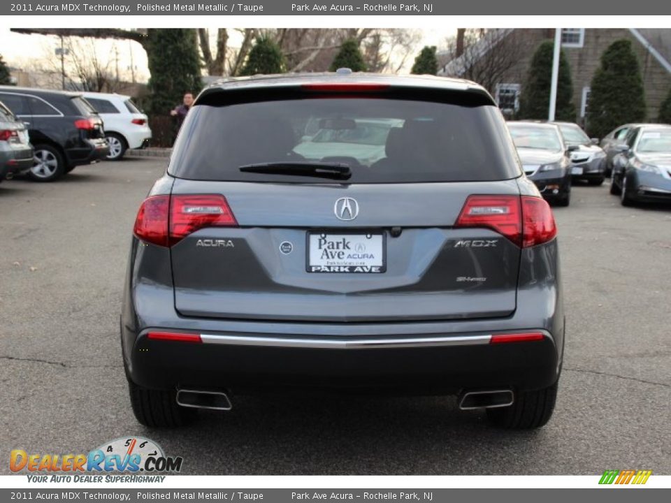 2011 Acura MDX Technology Polished Metal Metallic / Taupe Photo #4