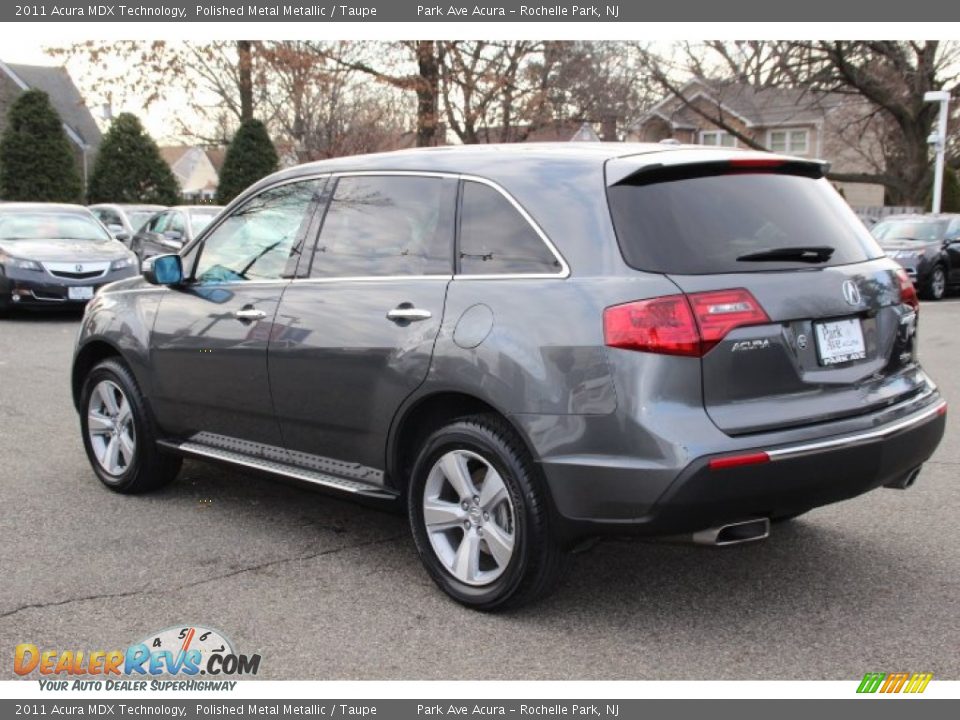 2011 Acura MDX Technology Polished Metal Metallic / Taupe Photo #5