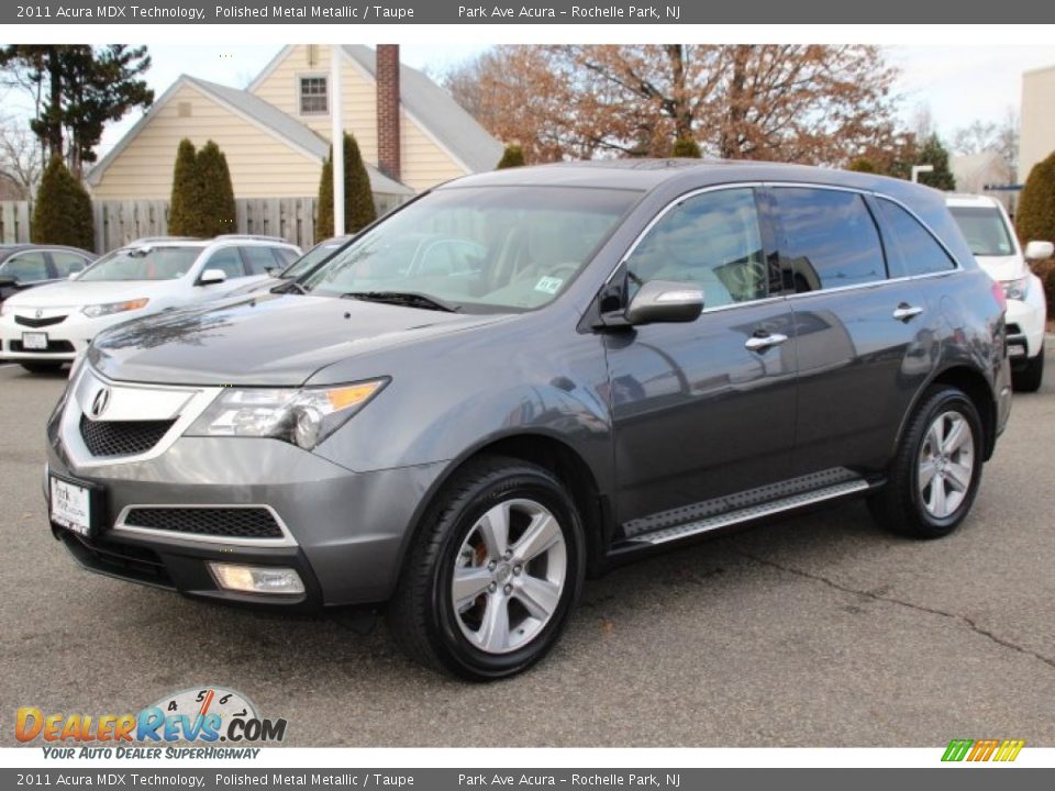 2011 Acura MDX Technology Polished Metal Metallic / Taupe Photo #7