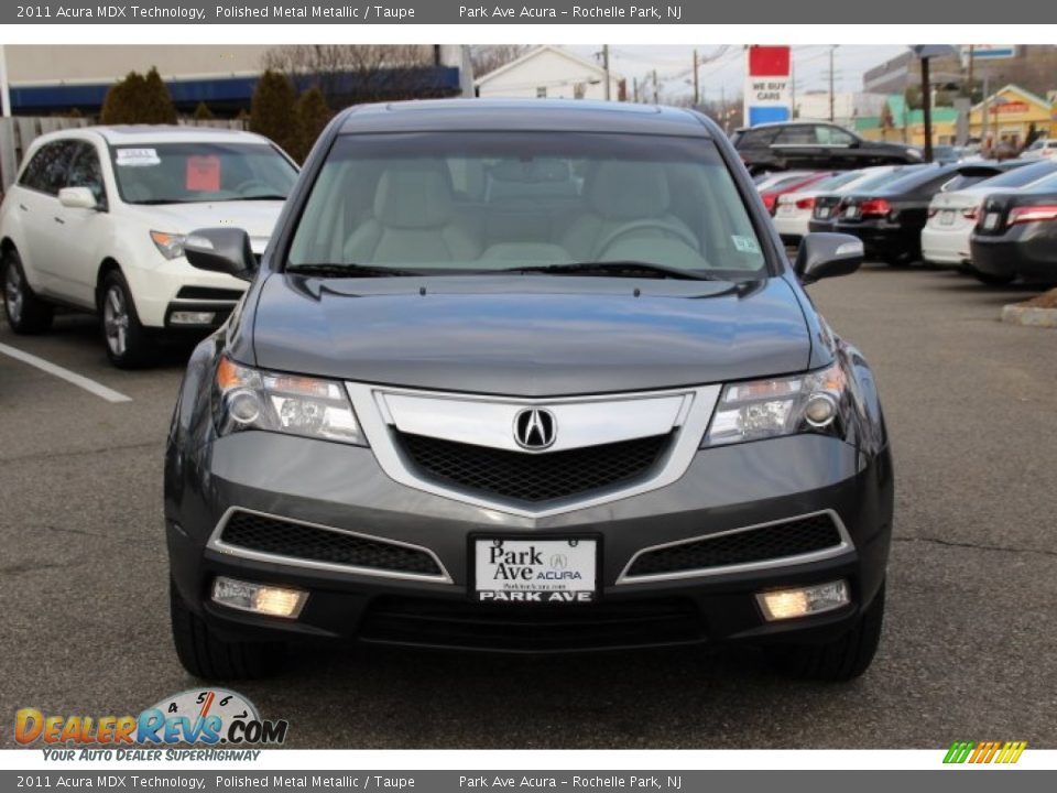 2011 Acura MDX Technology Polished Metal Metallic / Taupe Photo #8