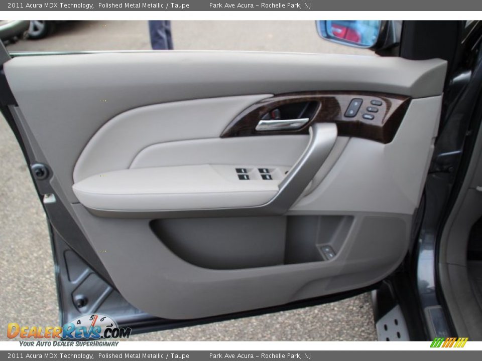2011 Acura MDX Technology Polished Metal Metallic / Taupe Photo #9