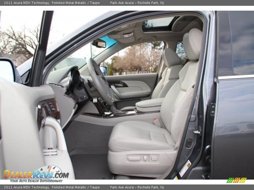 2011 Acura MDX Technology Polished Metal Metallic / Taupe Photo #11