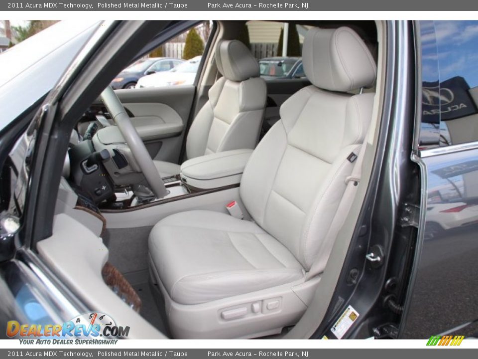 2011 Acura MDX Technology Polished Metal Metallic / Taupe Photo #12