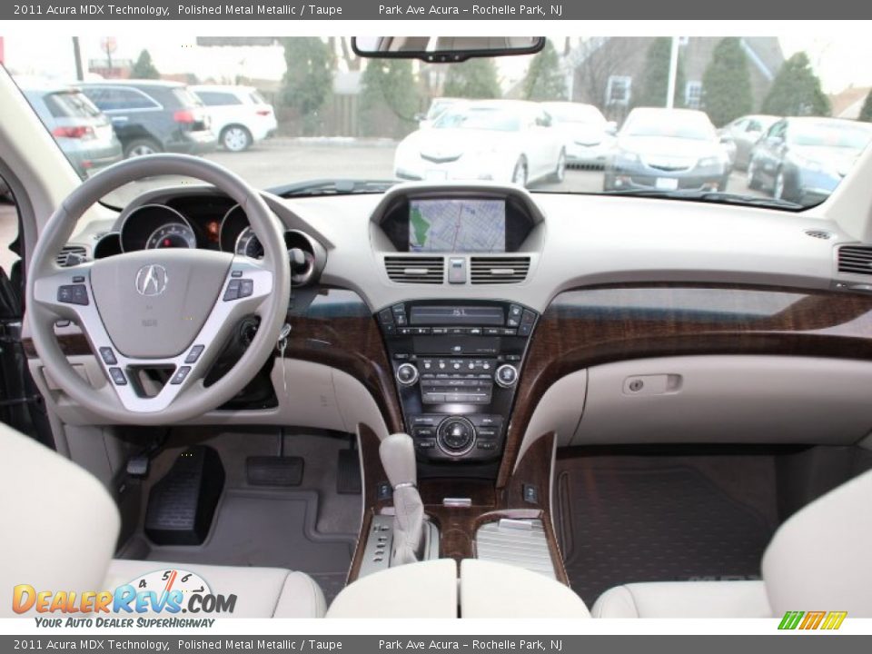 2011 Acura MDX Technology Polished Metal Metallic / Taupe Photo #13