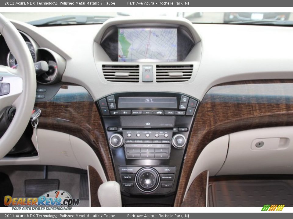 2011 Acura MDX Technology Polished Metal Metallic / Taupe Photo #14