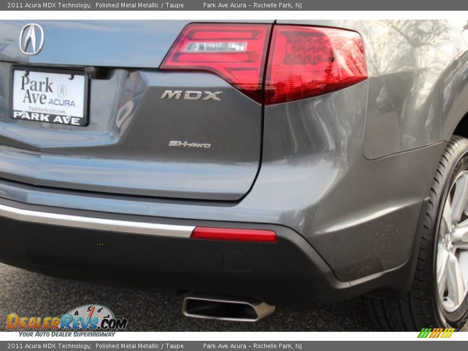 2011 Acura MDX Technology Polished Metal Metallic / Taupe Photo #22