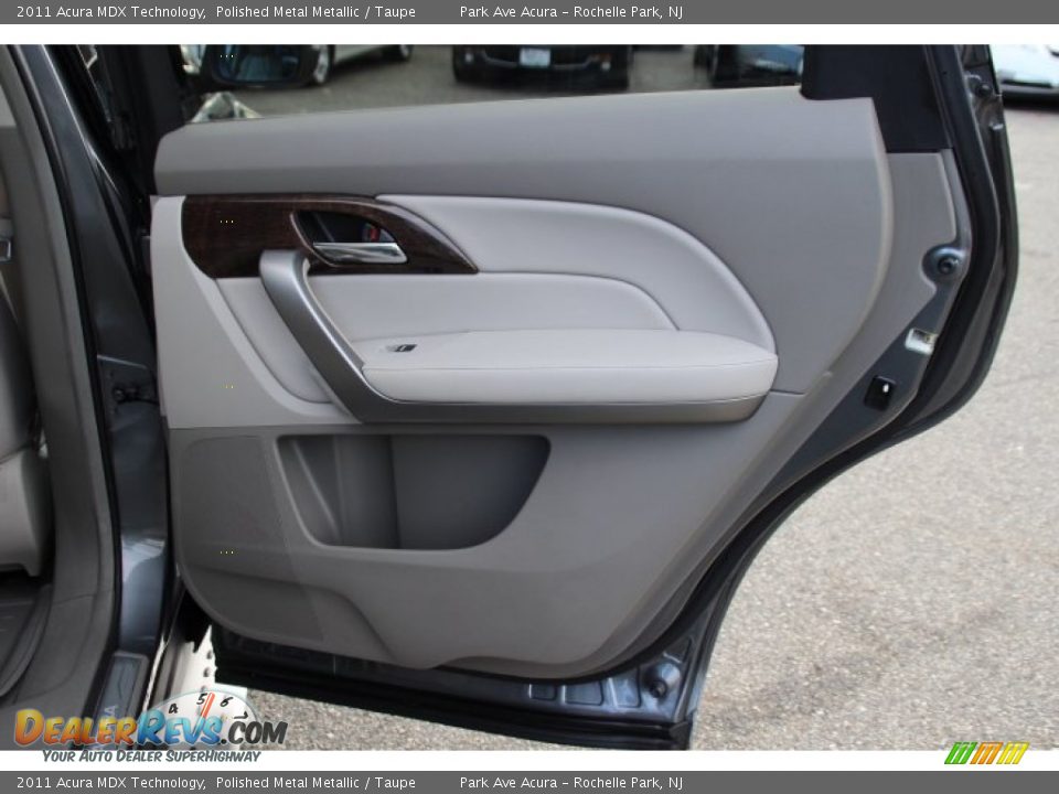 2011 Acura MDX Technology Polished Metal Metallic / Taupe Photo #23