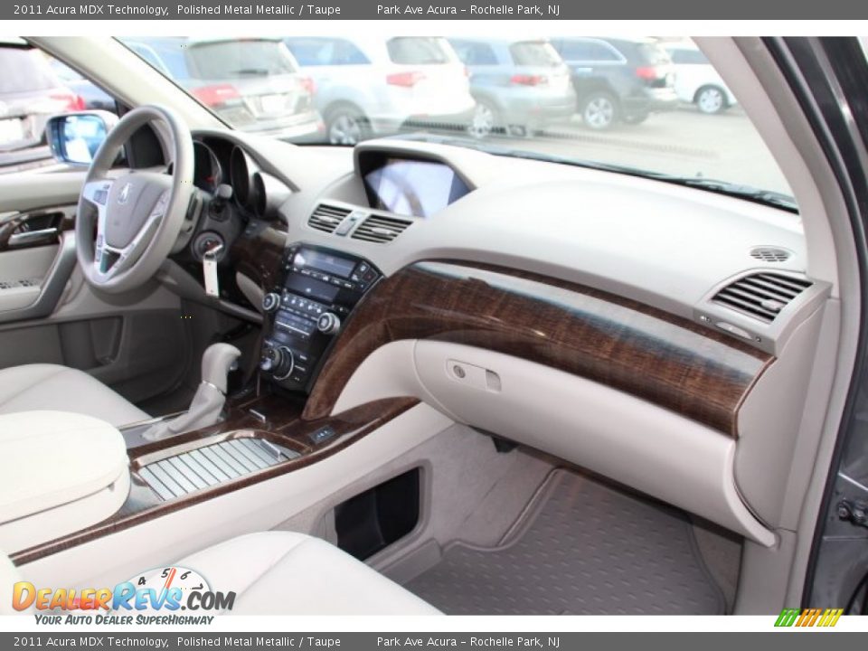 2011 Acura MDX Technology Polished Metal Metallic / Taupe Photo #26