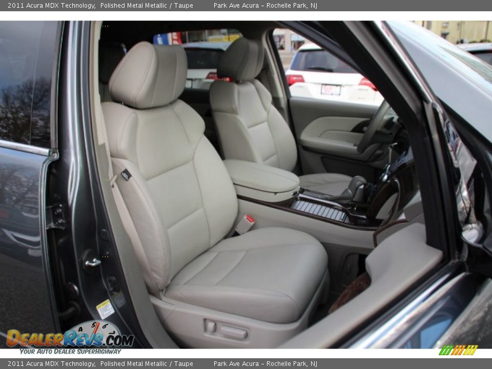 2011 Acura MDX Technology Polished Metal Metallic / Taupe Photo #28