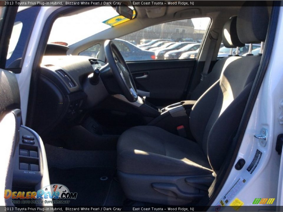 2013 Toyota Prius Plug-in Hybrid Blizzard White Pearl / Dark Gray Photo #12