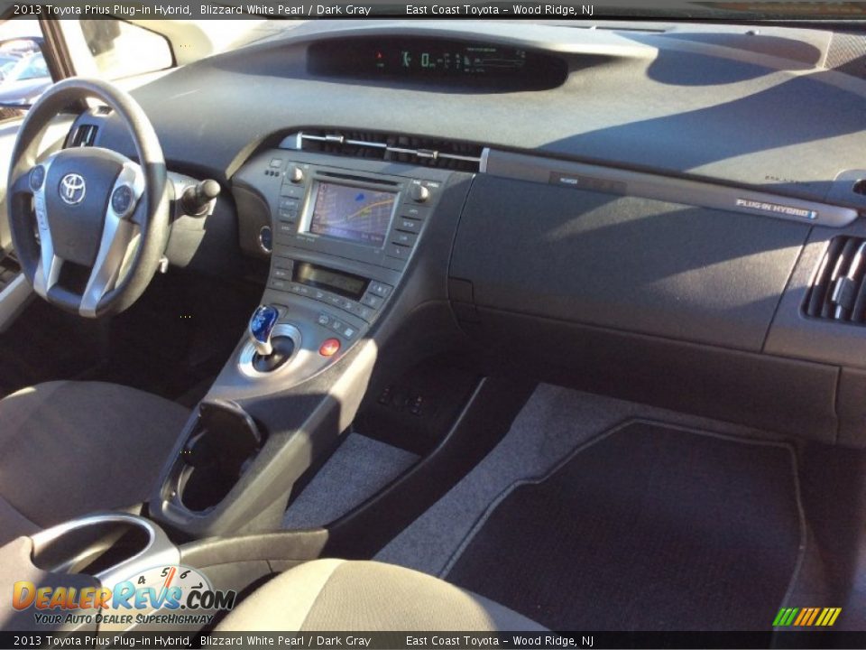 2013 Toyota Prius Plug-in Hybrid Blizzard White Pearl / Dark Gray Photo #24
