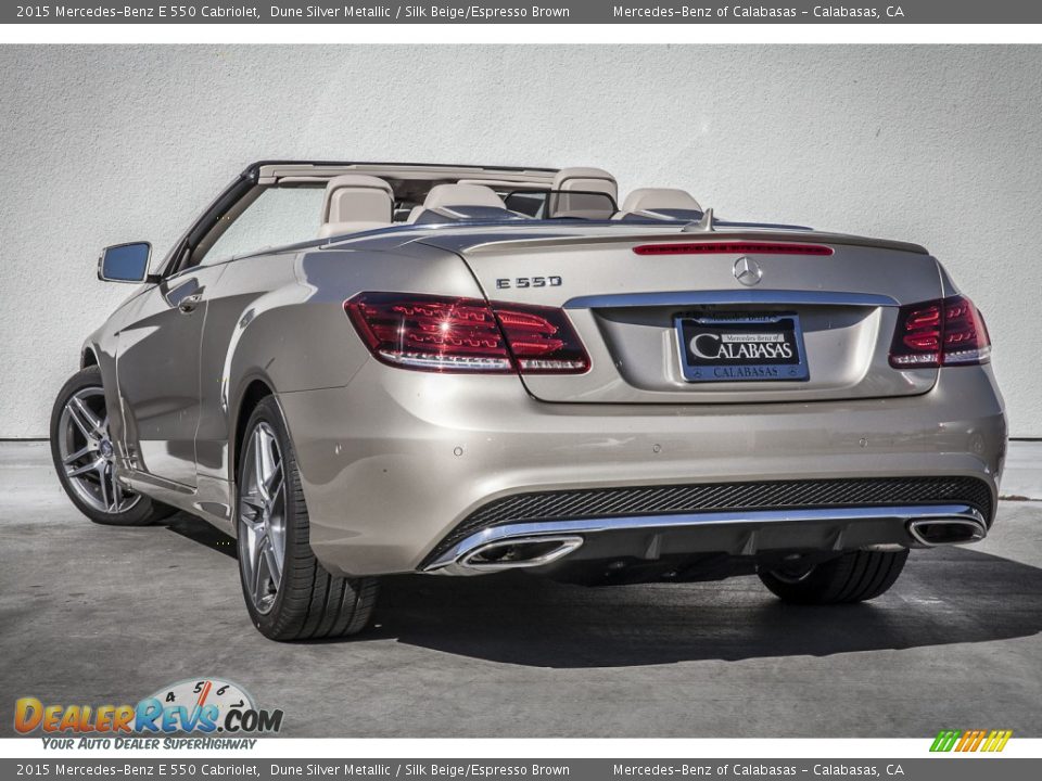2015 Mercedes-Benz E 550 Cabriolet Dune Silver Metallic / Silk Beige/Espresso Brown Photo #2