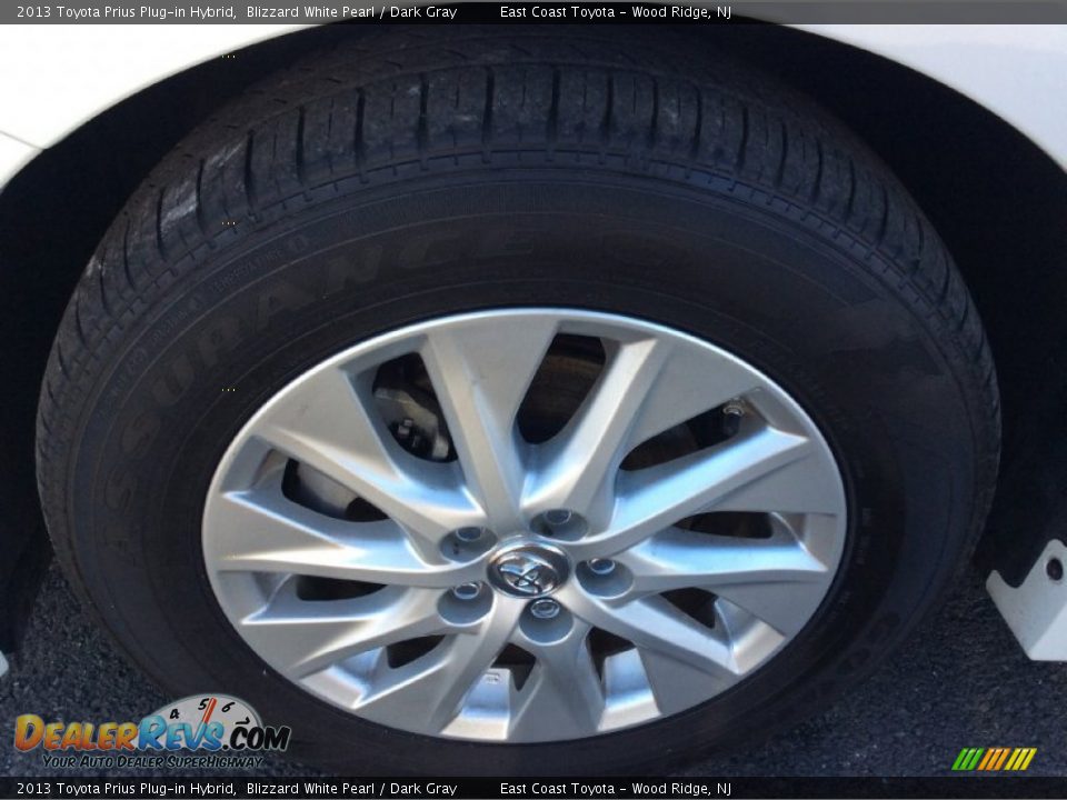 2013 Toyota Prius Plug-in Hybrid Blizzard White Pearl / Dark Gray Photo #27