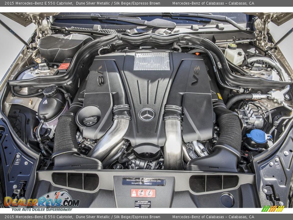 2015 Mercedes-Benz E 550 Cabriolet 4.7 Liter DI biturbo DOHC 32-Valve VVT V8 Engine Photo #9
