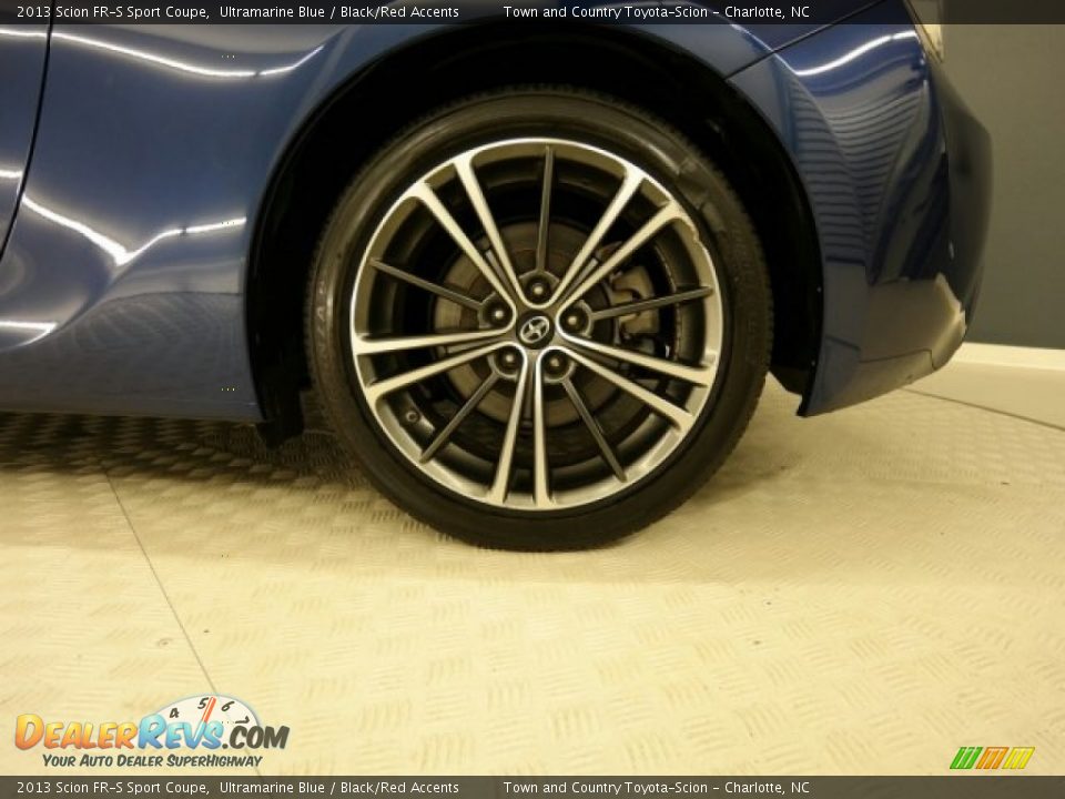 2013 Scion FR-S Sport Coupe Ultramarine Blue / Black/Red Accents Photo #11
