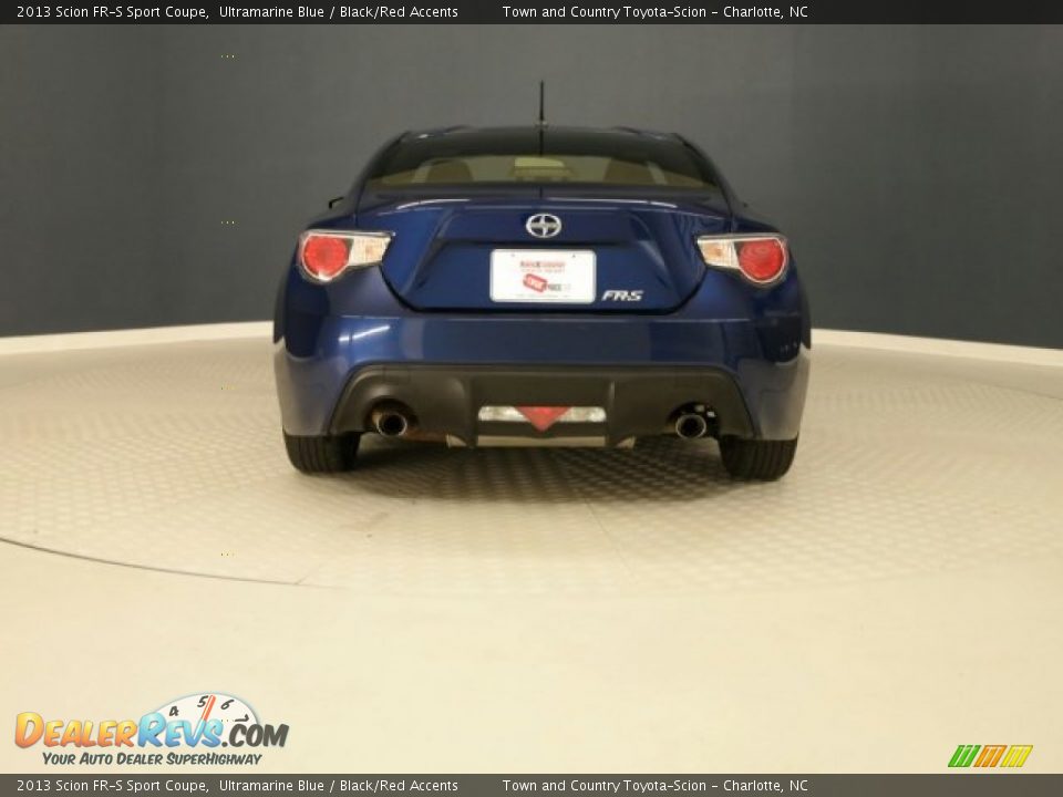 2013 Scion FR-S Sport Coupe Ultramarine Blue / Black/Red Accents Photo #13