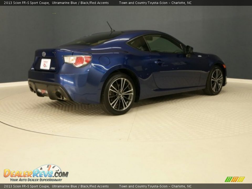 2013 Scion FR-S Sport Coupe Ultramarine Blue / Black/Red Accents Photo #14