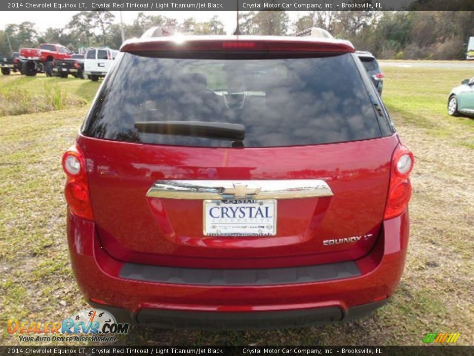 2014 Chevrolet Equinox LT Crystal Red Tintcoat / Light Titanium/Jet Black Photo #8