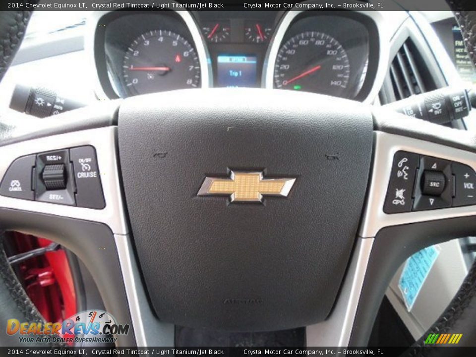 2014 Chevrolet Equinox LT Crystal Red Tintcoat / Light Titanium/Jet Black Photo #22
