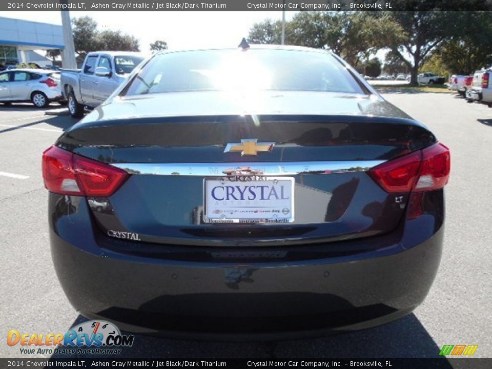 2014 Chevrolet Impala LT Ashen Gray Metallic / Jet Black/Dark Titanium Photo #7