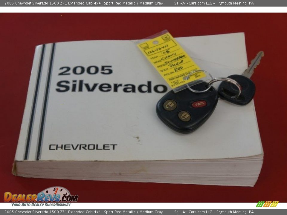 2005 Chevrolet Silverado 1500 Z71 Extended Cab 4x4 Sport Red Metallic / Medium Gray Photo #35