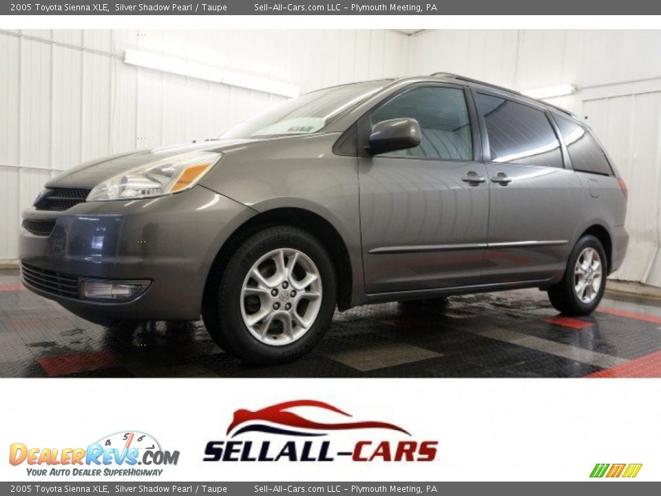 2005 Toyota Sienna XLE Silver Shadow Pearl / Taupe Photo #1
