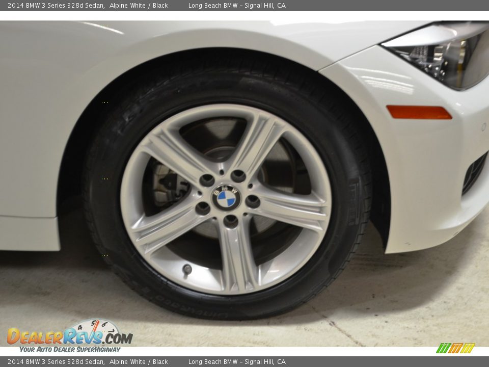 2014 BMW 3 Series 328d Sedan Alpine White / Black Photo #3