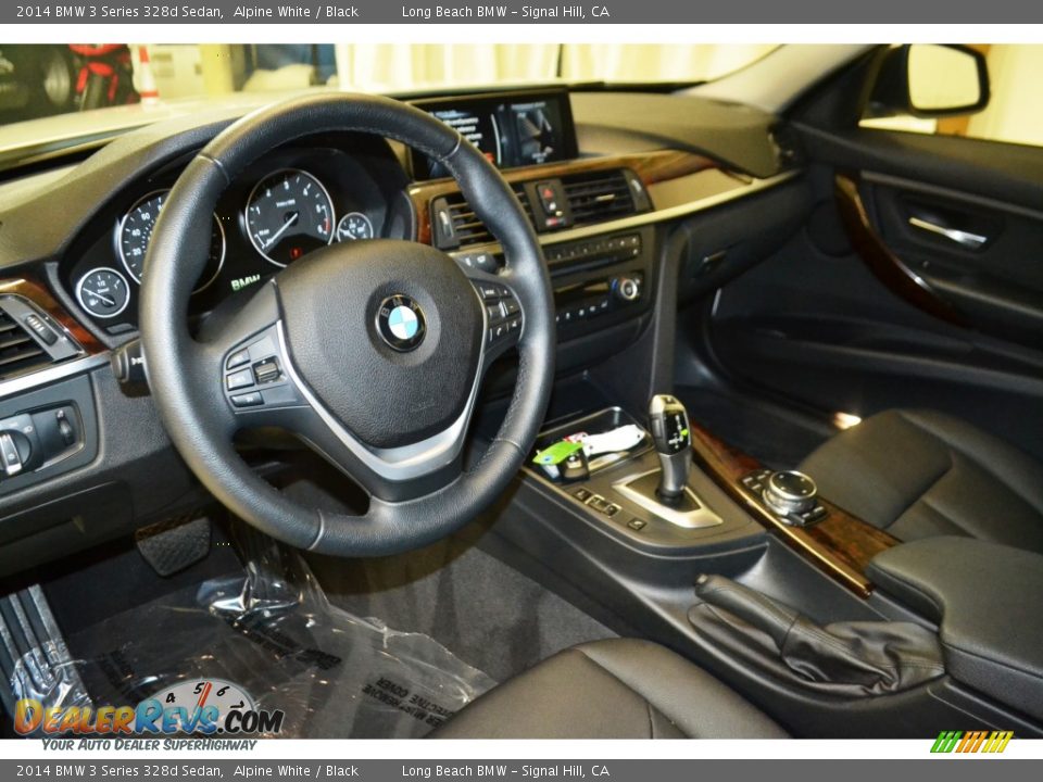 2014 BMW 3 Series 328d Sedan Alpine White / Black Photo #12