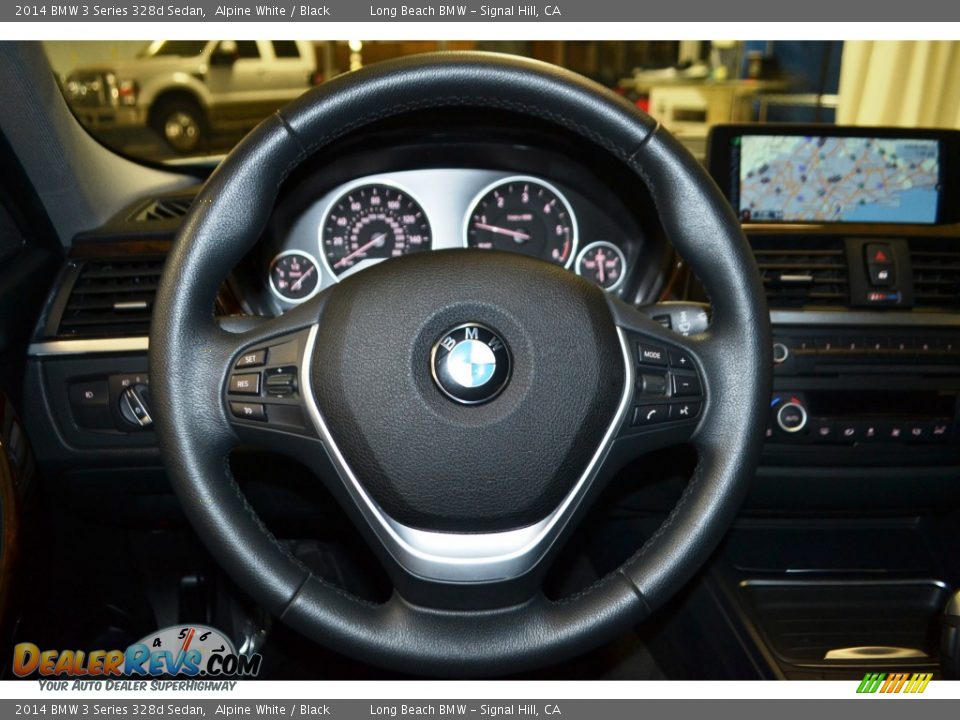 2014 BMW 3 Series 328d Sedan Alpine White / Black Photo #25