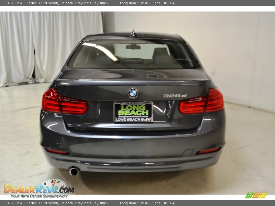 2014 BMW 3 Series 328d Sedan Mineral Grey Metallic / Black Photo #7