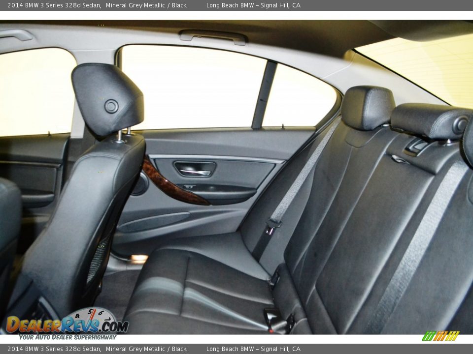 2014 BMW 3 Series 328d Sedan Mineral Grey Metallic / Black Photo #16