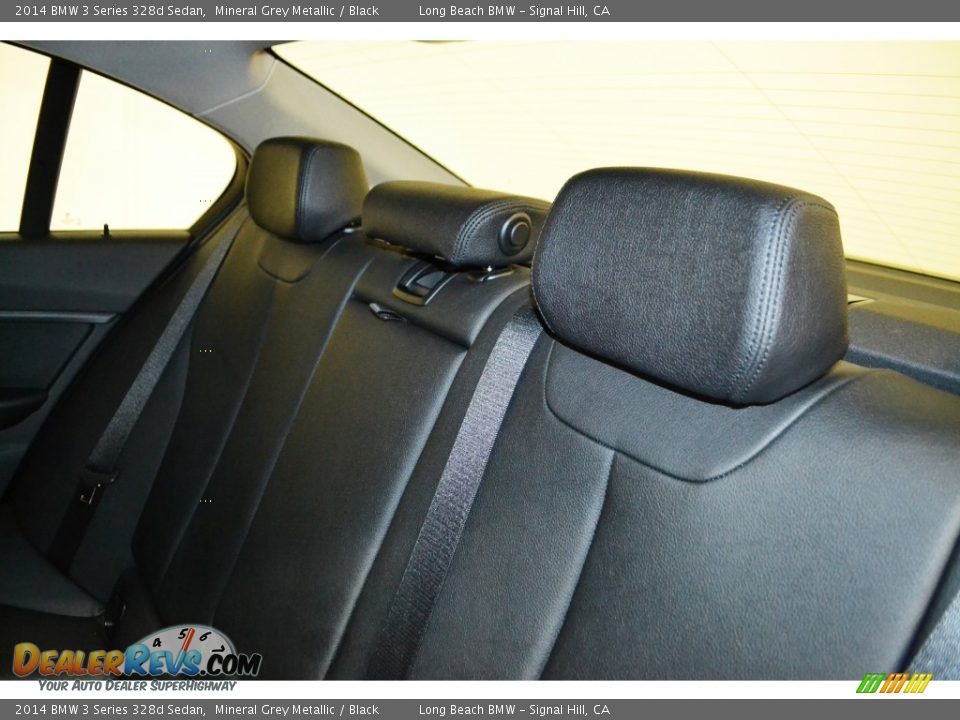2014 BMW 3 Series 328d Sedan Mineral Grey Metallic / Black Photo #17