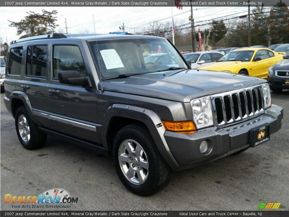 2007 Jeep Commander Limited 4x4 Mineral Gray Metallic / Dark Slate Gray/Light Graystone Photo #5