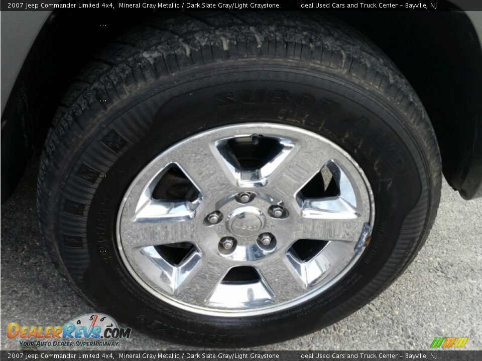 2007 Jeep Commander Limited 4x4 Mineral Gray Metallic / Dark Slate Gray/Light Graystone Photo #6