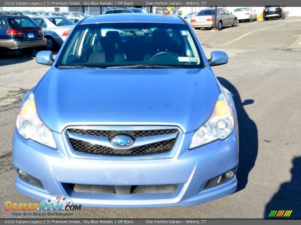 2010 Subaru Legacy 2.5i Premium Sedan Sky Blue Metallic / Off Black Photo #2