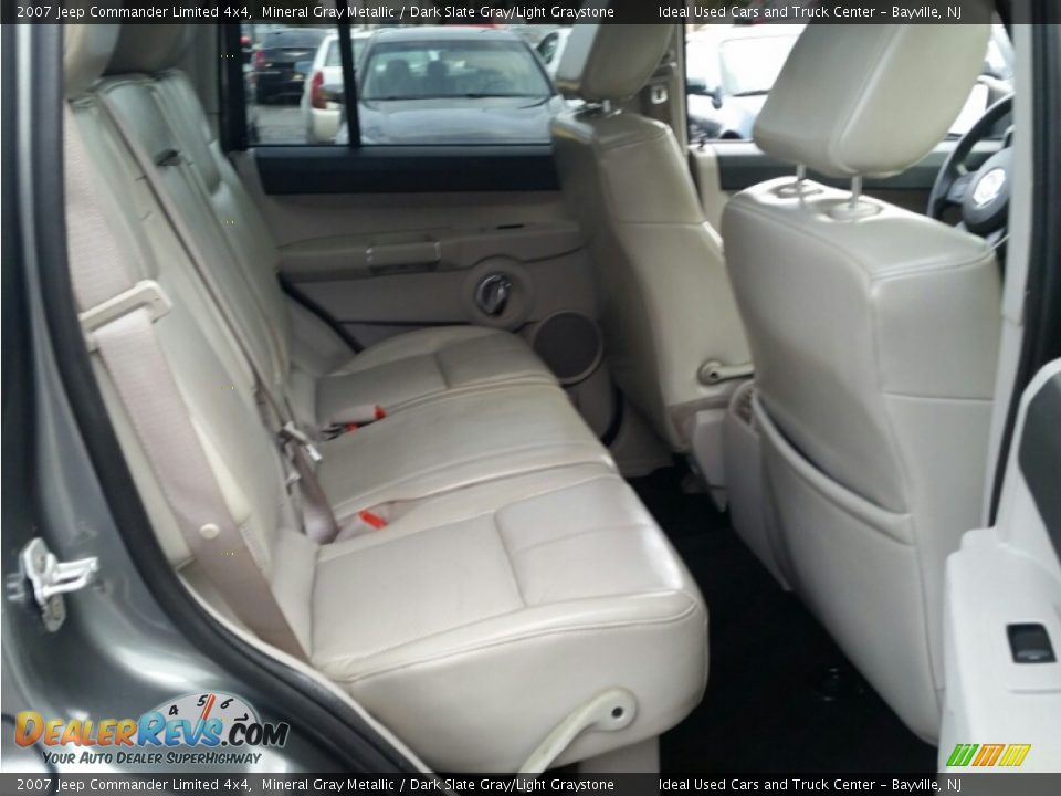 2007 Jeep Commander Limited 4x4 Mineral Gray Metallic / Dark Slate Gray/Light Graystone Photo #13